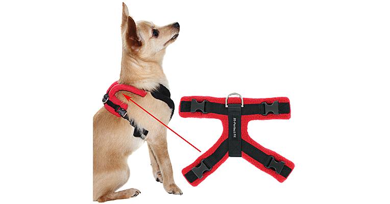 Perfect Fit Modular Fleece-Lined Harness - Part 3, Top Piece - Clean Run